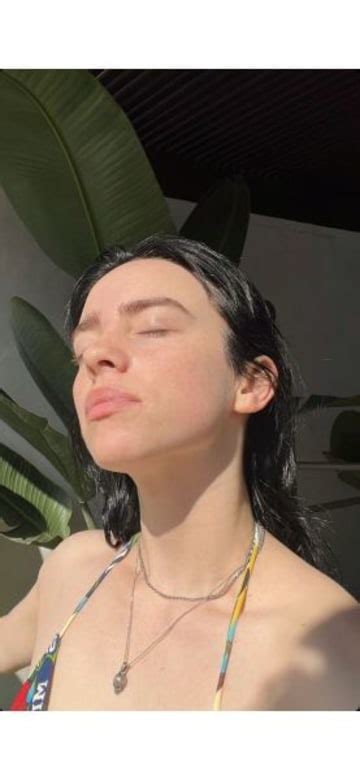 billie eilish hot photos|Billie Eilish Wore a Pink String Bikini in Summer Photo Dump